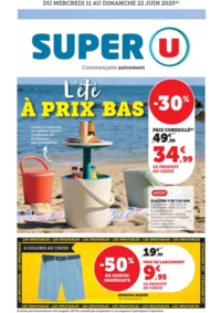 Prospectus Super U ST MEEN LE GRAND : C'est l'été !