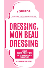 Prospectus Perene St Martin En Haut : Jusqu'à 2 000 € offerts sur votre rangement sur mesure du 3 juin au 12 juillet 2025