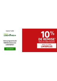 Prospectus Leroy Merlin Dinard - Pleurtuit : 10% DE REMISE