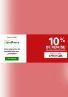 10% DE REMISE - Leroy Merlin