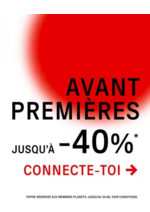Prospectus Citadium : Avant-Premières jusqu'à -40 %