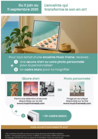 Prospectus Boulanger Angoulême - Champniers : L’enceinte qui transforme le son en art