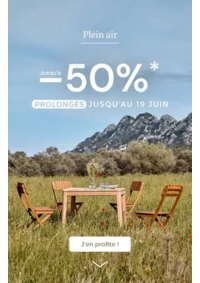Prospectus Alinéa MONTPELLIER - PEROLS : Plein air -50%