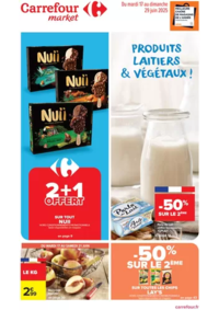 Prospectus Carrefour Drive MAURIAC : PRODUITS LAITIERS ET VÉGÉTAUX