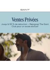 Prospectus GANT Agen : Ventes Privées jusqu'à -50%