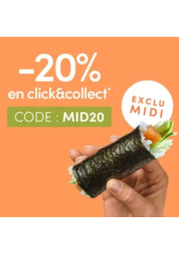 Prospectus Sushi shop Rueil Malmaison : 20% de réduction dès 20€ d'achat