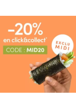 Prospectus Sushi shop : 20% de réduction dès 20€ d'achat
