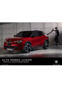 Prospectus Alfa Roméo VERT-SAINT-DENIS : Catalogue Alfa Romeo JUNIOR