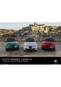 Prospectus Alfa Roméo NEUILLY : Catalogue Alfa Romeo TONALE