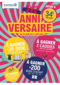 Prospectus E.Leclerc PORNIC : CATALOGUE ANNIVERSAIRE