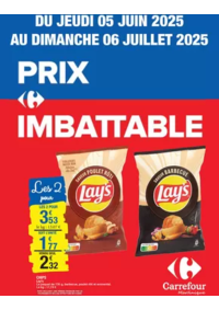 Prospectus Carrefour BESANCON Zone Commerciale Est : Carrefour PRIX IMBATTABLE DU 05 JUIN AU 06 JUILLET 2025