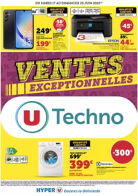 Prospectus Hyper U : Ventes exceptionnelles