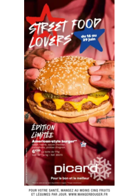 Prospectus Picard BRUNOY : Street food lovers