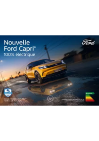 Prospectus Ford WALMERIVILLE : Ford Nouveau Capri 100% Électrique