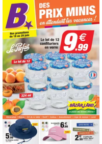 Prospectus Bazarland SALON DE PROVENCE : Des prix minis en attendant vacances !