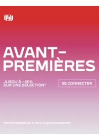 Prospectus Minelli Paris 33 AVENUE TERNES : Avant - Premières