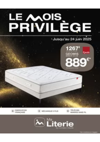 Prospectus Monsieur meuble PAIMPOL : Jusqu’au 24 juin, offrez-vous le confort d’une literie de qualité avec des offres exclusives !