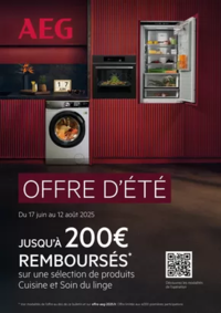 Prospectus Copra HAZEBROUCK : AEG vous rembourse jusqu'à 200€