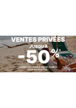 Promos et remises  : Ventes Privées jusqu'à -50%