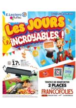Prospectus E.Leclerc : LES JOURS INCROYABLES