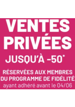 Promos et remises  : Ventes Privées jusqu'à -50%