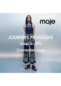 Prospectus Maje CAEN : Journées privilèges Jusqu'à -50%