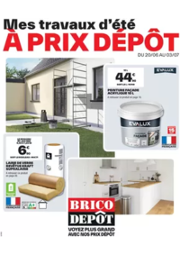 Prospectus Brico Dépôt MONTLUCON : Mes travaux d'été à prix dépôt !