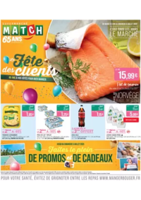 Prospectus Supermarchés Match Lille Sébastopol : La Fête des clients