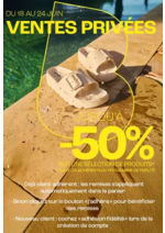 Promos et remises  : Ventes Privées jusqu'à -50%