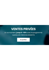 Prospectus Quiksilver Talange : Ventes Privées jusqu'à -50%