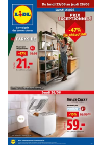 Prospectus Lidl PONTOISE : Chez Lidl, retrouvez la nouvelle sélection Parkside, toujours à petits prix !
