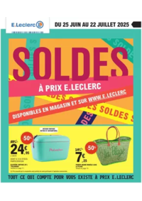 Prospectus E.Leclerc MONTMORILLON : SOLDES DETE