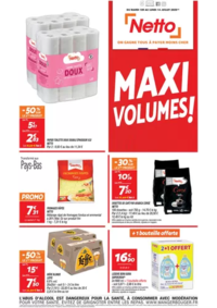 Prospectus Netto Langueux : SEMAINE PROCHAINE : MAXI VOLUMES