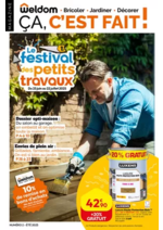 Promos et remises  : Le festival des petits travaux