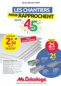 Prospectus Mr Bricolage DOURDAN : LES CHANTIERS NOUS RAPPROCHENT