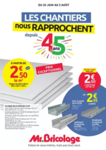Promos et remises  : LES CHANTIERS NOUS RAPPROCHENT