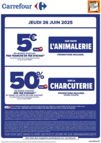 Prospectus Carrefour BOURGES : UNIQUEMENT CE JEUDI 26 JUIN DANS VOTRE MAGASIN