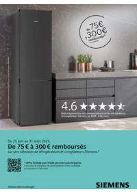 Prospectus Boulanger Mâcon : OFFRE Siemens: jusqu'à 300€ remboursés !
