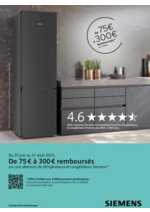 Promos et remises  : OFFRE Siemens: jusqu'à 300€ remboursés !