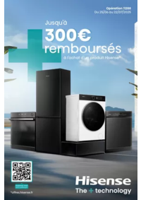 Prospectus Boulanger Paris 15 - Beaugrenelle  : OFFRE Hisense : jusqu'à 300€ remboursés !