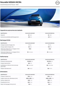 Prospectus Nissan ROTS : Header and Footer