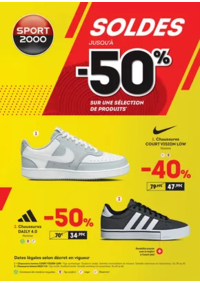 Prospectus Sport 2000 METABIEF : SOLDES jusqu'à -50%