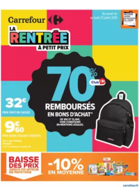 Prospectus Carrefour Drive SEGNY : LA RENTRÉE À PETIT PRIX