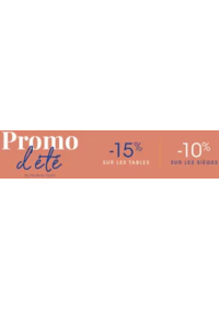 Prospectus 4 Pieds ANGERS : SOLDES D'ETE -15 % sur les tables