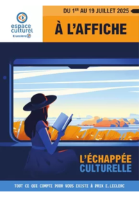 Prospectus Espace culturel E.Leclerc MARMANDE : E.Leclerc Espace Culturel SELECTION ÉTÉ