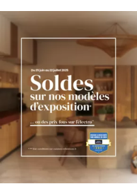 Prospectus Cuisines références ST MEDARD EN JALLES : C’est maintenant chez Cuisines Références avec nos modèles d’exposition et électroménagers en SOLDES