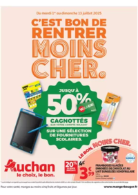 Prospectus Auchan VIRY NOUREUIL : C'est bon de rentrer moins cher