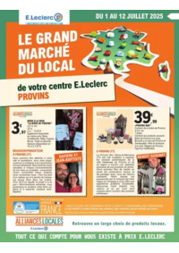 Prospectus E.Leclerc PROVINS : TEMPS FORT LOCAL DIGITAL