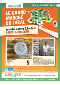 Prospectus E.Leclerc ROMILLY SUR SEINE : TEMPS FORT LOCAL DIGITAL