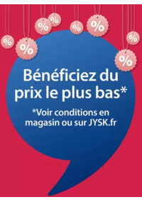 Prospectus Jysk PROVILLE : Offres exceptionnelles